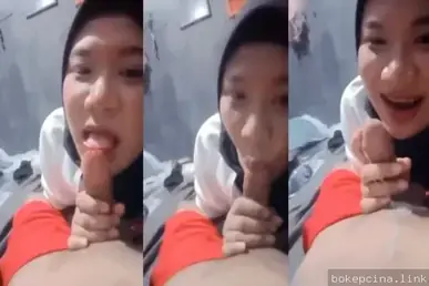 Hijab Binal Sepong Pacar Baru Berkenalan Asyik WOT